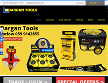 Tablet Screenshot of dargantools.com